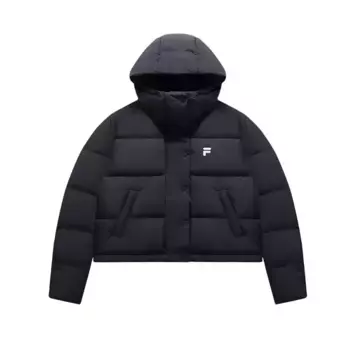 FOB Пуховик женский, цвет черный как смоль Fila Fusion