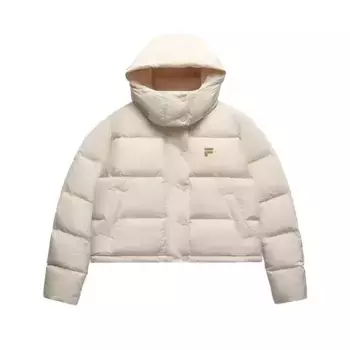 FOB пуховик женский кремовый Fila Fusion