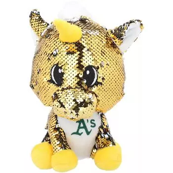 FOCO Oakland Athletics 9-дюймовая плюшевая игрушка-единорог с блестками Unbranded