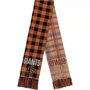 FOCO San Francisco Giants клетчатый шарф с цветными блоками