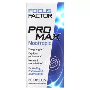 Focus Factor Ноотропное средство про макс, 60 капсул