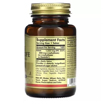 Фолат Solgar 1333 мкг6 100 таблеток