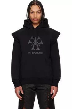 Фолк худи Olly Shinder, черный