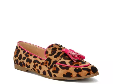 Folklore Лоферы Rag & Co, Tan/Black Leopard Print