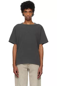 Фолсом укороченная футболка John Elliott, черный