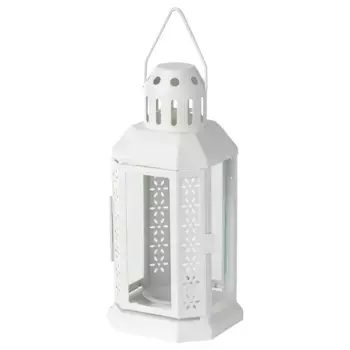 Фонарь, белый, 22 см, ENRUM IKEA