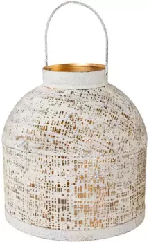 Фонарь Creativ deco "Рождественское украшение", (1 шт.), с матовой отделкой 25,00 см, цвет creme