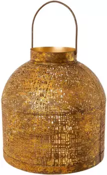 Фонарь Creativ deco "Рождественское украшение", (1 шт.), с матовой отделкой 25,00 см, коричневый