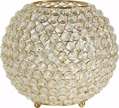 Фонарь для дома "хрусталь" Home affaire 18 см, цвет goldfarben