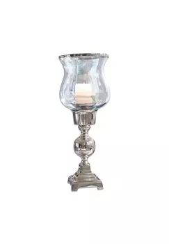 Фонарь Мариньян прозрачный/серебро Loberon, прозрачный/серебристый