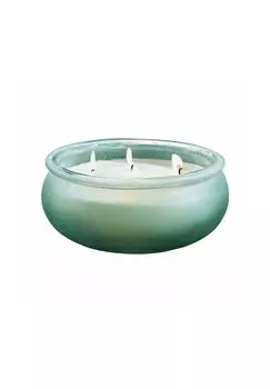 Фонарь со свечой Дарья голубой Loberon, светло-синий