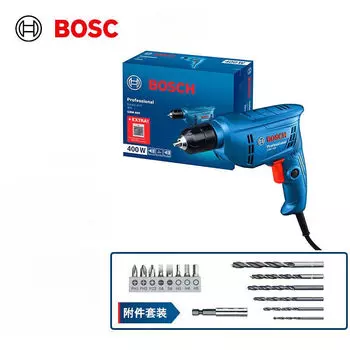 Фонарик Bosch, пистолетная дрель GBM400, многофункциональная электрическая отвертка, бытовая электрическая дрель, инструмент для врача