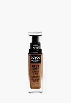 Фонд Can'T Stop Won'T Stop Foundation Nyx Professional Makeup, цвет 16 mahogany