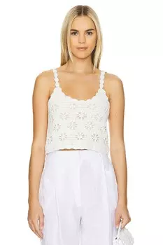 Фонтана топ Line & Dot, белый