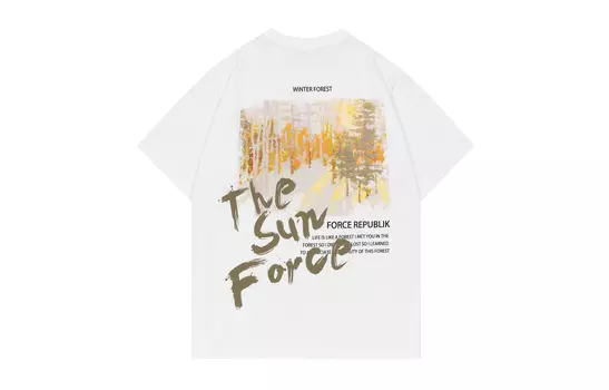 FORCEREPUBLIK Футболка унисекс, Черный