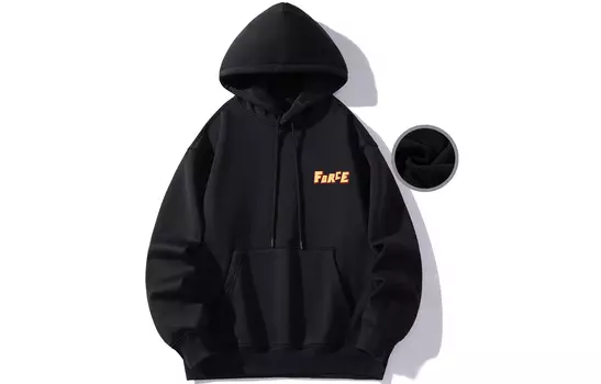 FORCEREPUBLIK Толстовка унисекс, Черный (на флисовой подкладке)
