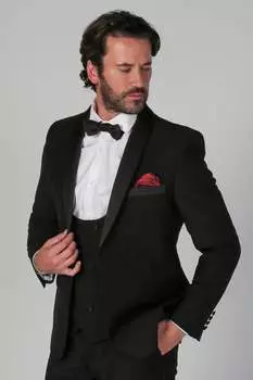 Ford - Блейзер с шалевыми лацканами Paul Andrew, черный