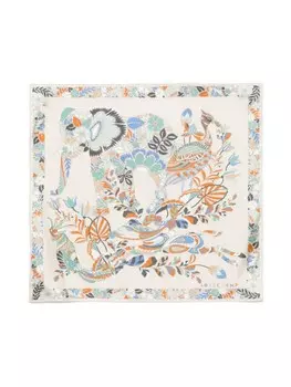 Форет шарф 50 Longchamp, серый