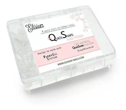 Форма для ногтей Quick Shape, формы для наращивания ногтей Тип 1, 120 шт. Elisium