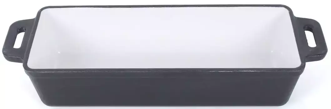 Форма для выпечки хлеба ЭХТВЕРК "без крышки", чугун, эмалированное покрытие, для духовок, грилей-барбекю, индукция ECHTWERK 10х27,9 см, черный