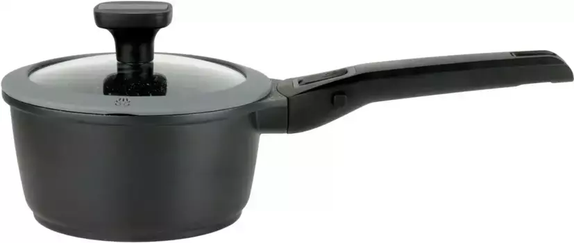 Форма для запекания GSW "Easy Click", литой алюминий, (1 шт.), 16 см, съемная ручка, индукционная, черный