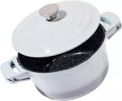 Форма для запекания KING "Shine Grey", литой алюминий, (1 шт.), индукция 24 см, серый/черный