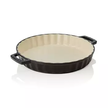 Форма для запекания LAVA из эмалированного чугуна черного цвета xH 30,5 x 5 см WAS Germany, черный