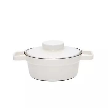 Форма для запекания риса с крышкой 20см 1,20 л эмалированная Riess