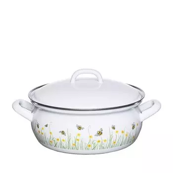 Форма для запекания риса с крышкой 20см, 2л ПЧЕЛА Riess