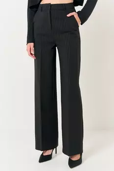 Формальные брюки с широкими штанинами Jimmy Key, черный