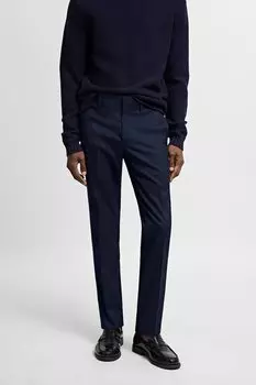 Формальные узкие брюки Paris Mango, синий