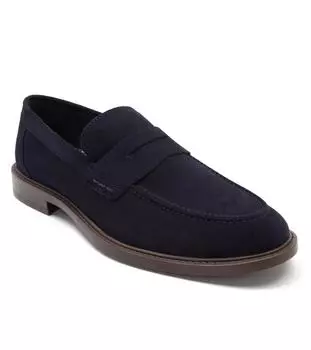 Формальные замшевые кожаные слипоны-лоферы 'Lucas' Thomas Crick, синий
