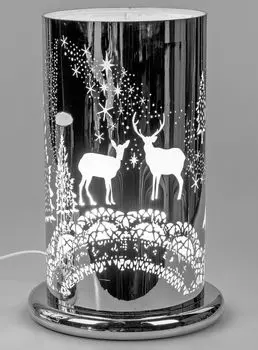Formano Lamp Touch Deer + Deer Touch Lamp 38 см лампа, серебро