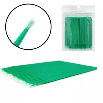 ForMe, Аппликаторы-микрокиши средние в упаковке по 100 шт., зеленые