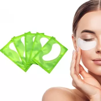 ForMe, Подушечки для наращивания ресниц (50 шт.), зеленые