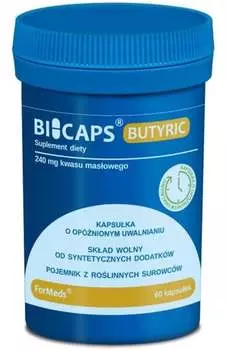 Formeds, Bicaps Butyric 60 капсул с низкой кислотностью