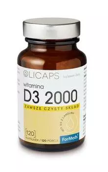Formeds, Olicaps Витамин D3 2000, 120 капсул