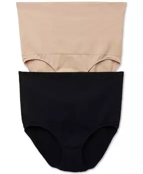 Формирователь трусиков больших размеров после беременности (2 шт.) Motherhood Maternity, черный