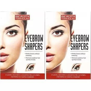 Формирователи бровей Предварительно нарезанные полоски разных размеров Восковые полоски, Beauty Formulas