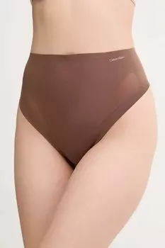 Формирующие стринги Calvin Klein Underwear, коричневый