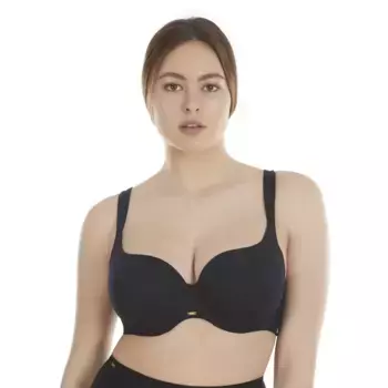 Формирующий бюстгальтер с мягкими чашечками и эффектом запаха Selmark, черный