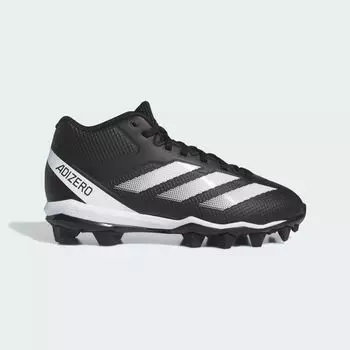 Формованные футбольные бутсы Adizero Impact.2 Adidas, цвет Core Black/Cloud White/Core Black