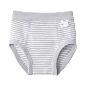 Формованные трусы с застежкой спереди MUJI, светло-серая граница