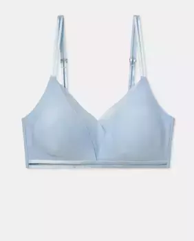 Формованный бюстгальтер без косточек Naturana, синий