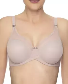 Формованный бюстгальтер на косточках и вставка из тюля Felina, цвет Topo