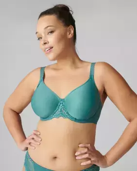 Формованный бюстгальтер на косточках Simone Prle, зеленый