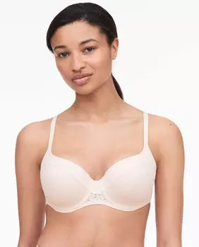 Формованный бюстгальтер Norah с кружевом Chantelle, кремовый