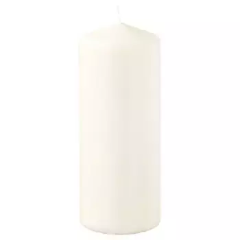 Формовая свеча, натуральная, 45 час, 14 см, FENOMEN IKEA