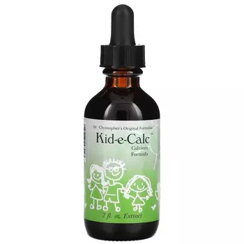 Формула кальция Kid-e-Calc Christopher's Original Formulas без глютена, 60 мл