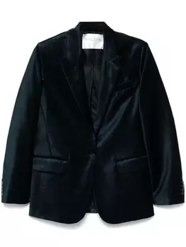Forte Forte бархатный пиджак, синий